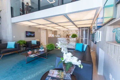 Sala de estar da clínica