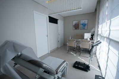 Sala de atendimento da clínica